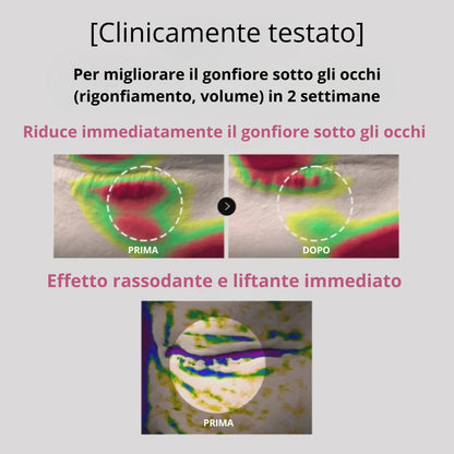 Patch occhi in idrogel al collagene e peptidi